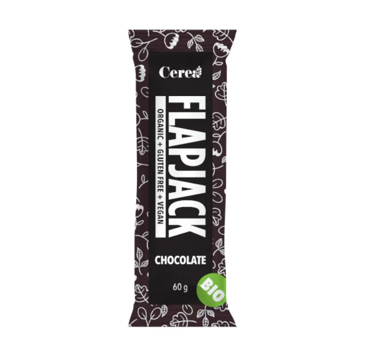 Baton Bio din ovaz cu Ciocolata Flapjack, 60g, Cerea