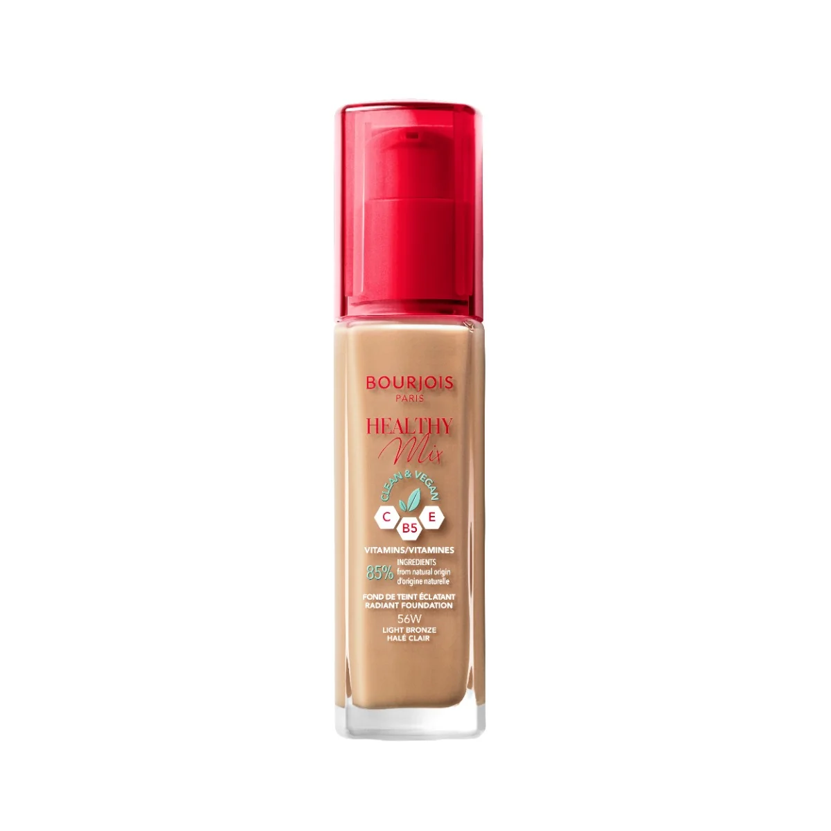 Fond de ten Healthy Mix 56 Light Bronze, 30ml, Bourjois 