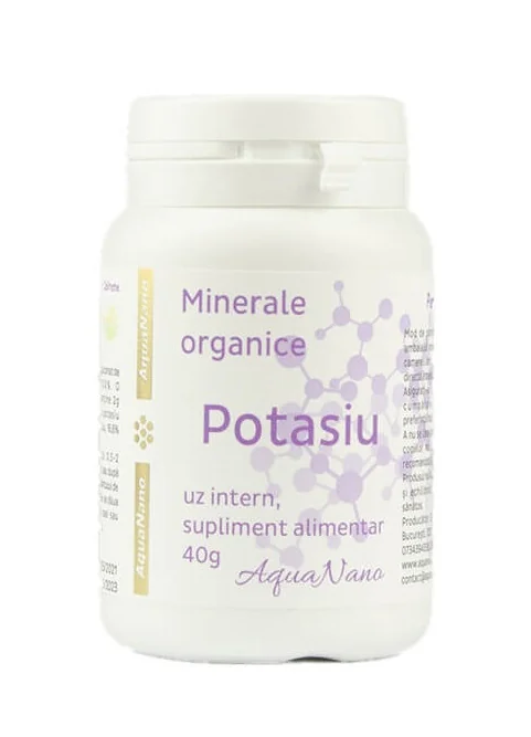 Potasiu Organic, 40g, Aghoras