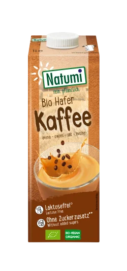 Bautura Bio fara zahar  din ovaz cu cafea, 1l, Natumi