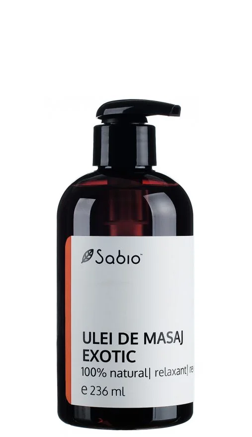 Ulei de masaj exotic, 236ml, Sabio