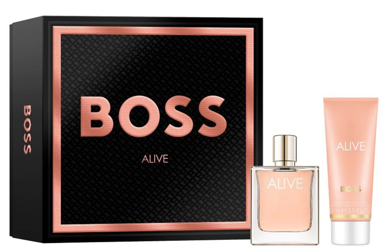 Set pentru femei Alive Apa de parfum 50ml + Lotiune de corp 75ml, Hugo Boss