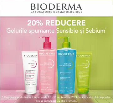 Ofertele lunii septembrie 2024 Bioderma geluri