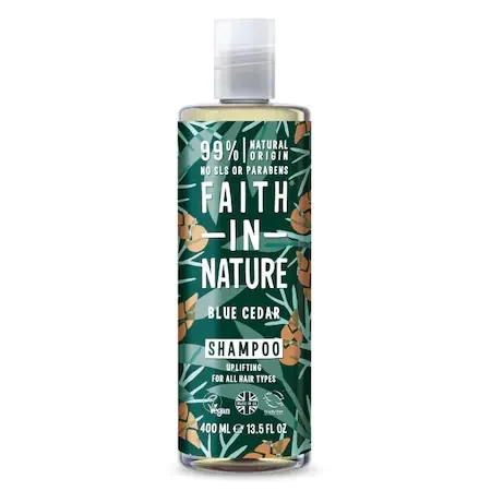 Sampon natural revitalizant cu cedru albastru pentru toate tipurile de par, 400ml, Faith in Nature