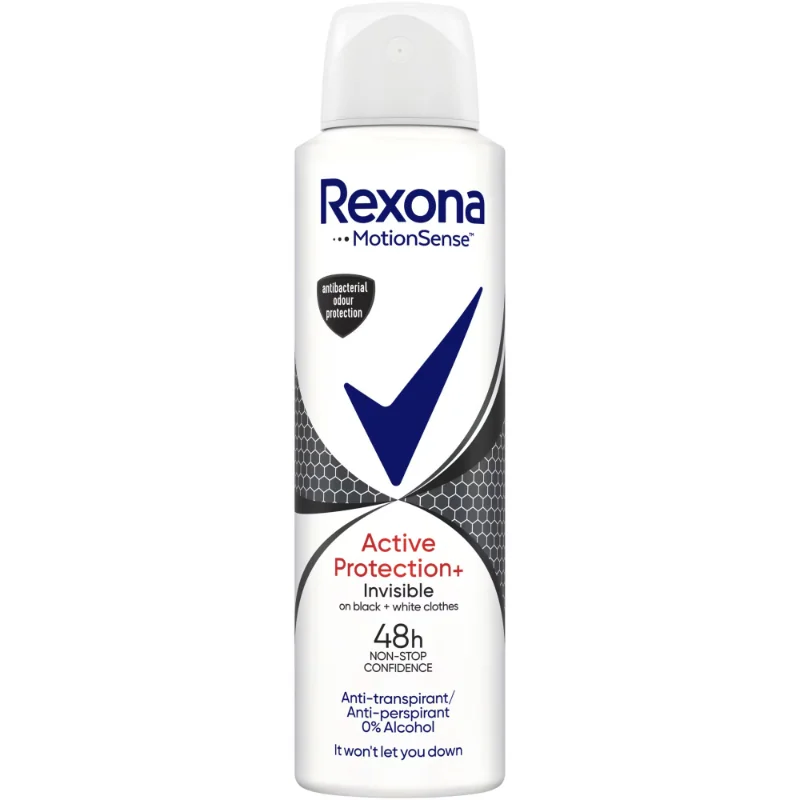 Deodorant spray Active Protection + Invisible, 150ml, Rexona