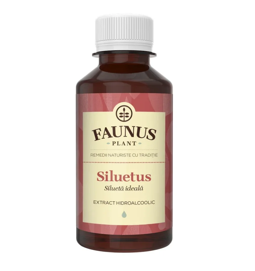 Tinctura pentru slabire Siluetus, 200ml, Faunus Plant