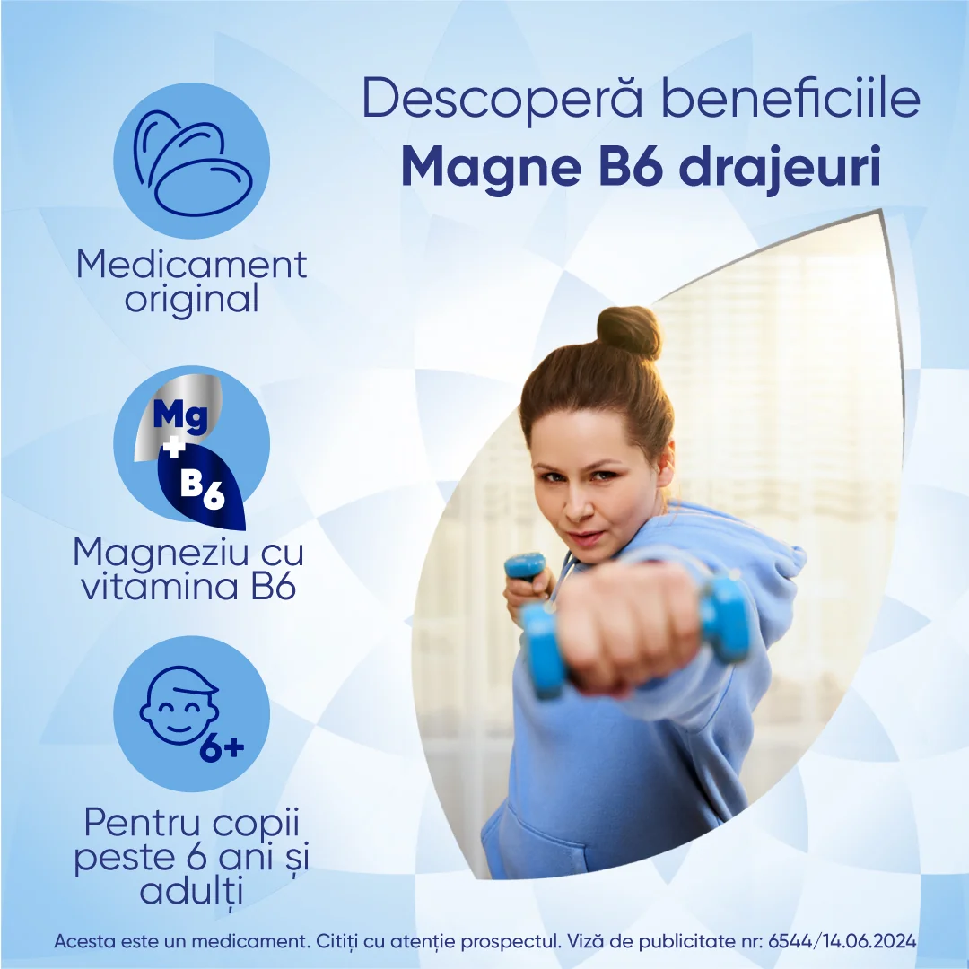 Magne B6, 100 drajeuri, Sanofi 