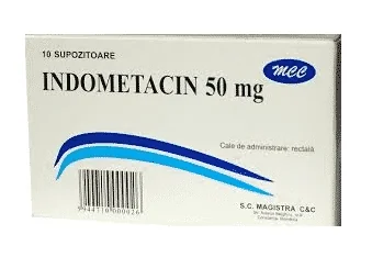 Indometacin supozitoare 50mg, 10 bucati, Sintofarm