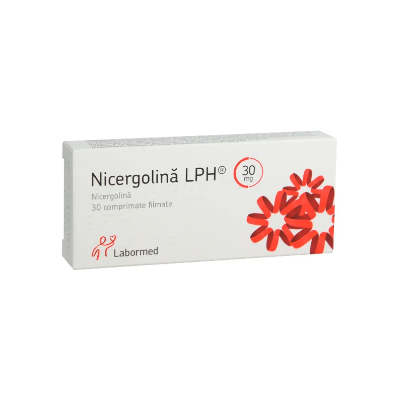 Nicergolina LPH 30mg, 30 comprimate filmate, Labormed