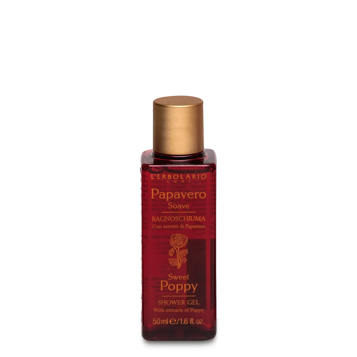 L'Erbolario Mini Papavero Gel de dus, 50ml