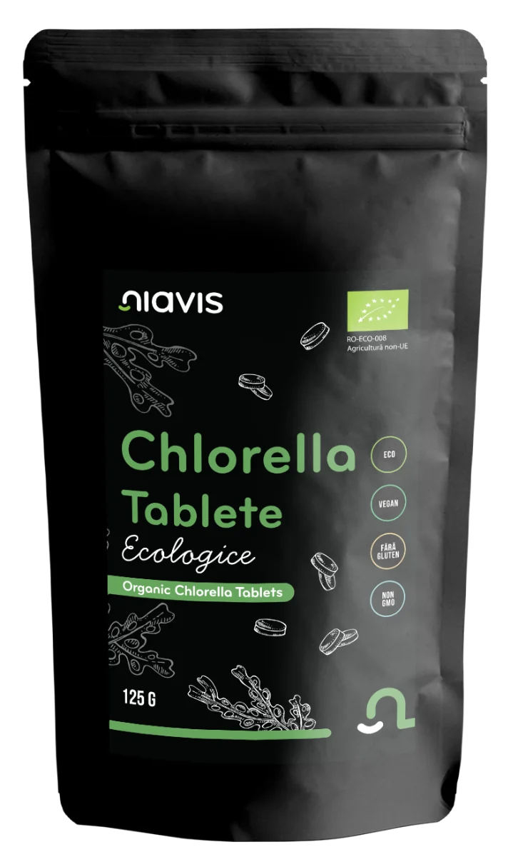 Chlorella Tablete ecologice, 125g, Niavis