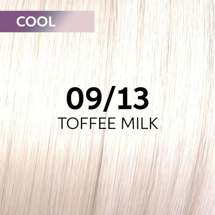 Vopsea demi-permanenta Shinefinity Zero Lift Glaze 09/13 Toffee Milk, 60 ml, Wella Professionals 