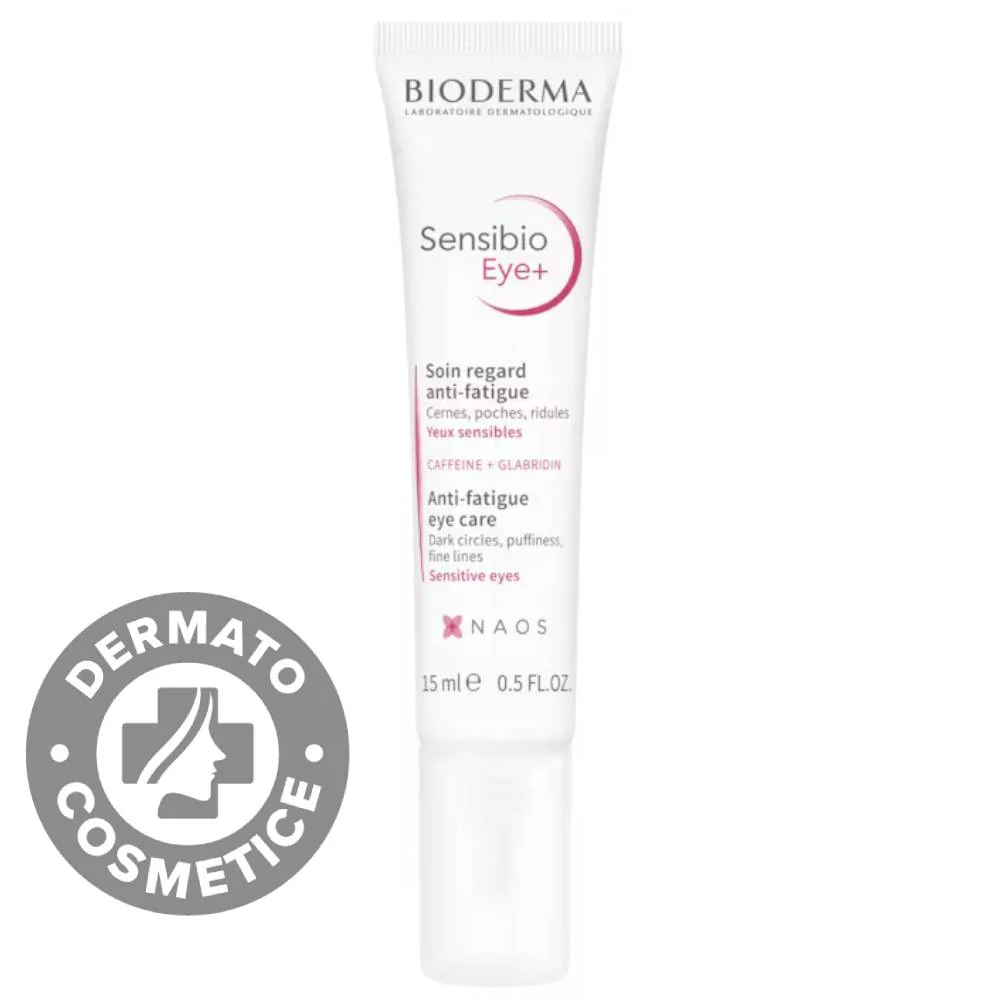 Crema contur ochi Sensibio Eye+, 15ml, Bioderma 