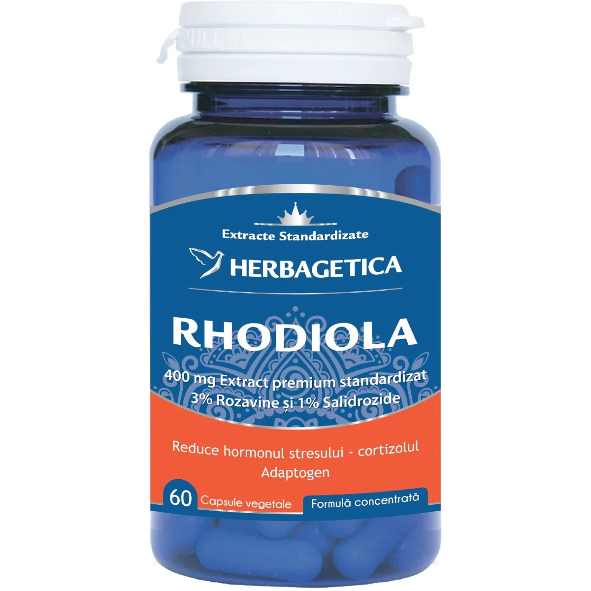 Rhodiola Zen Forte, 60 capsule, Herbagetica