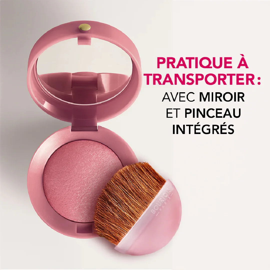 Fard de obraz Little Round Pot 15 Rose Eclat, 2.5g, Bourjois 