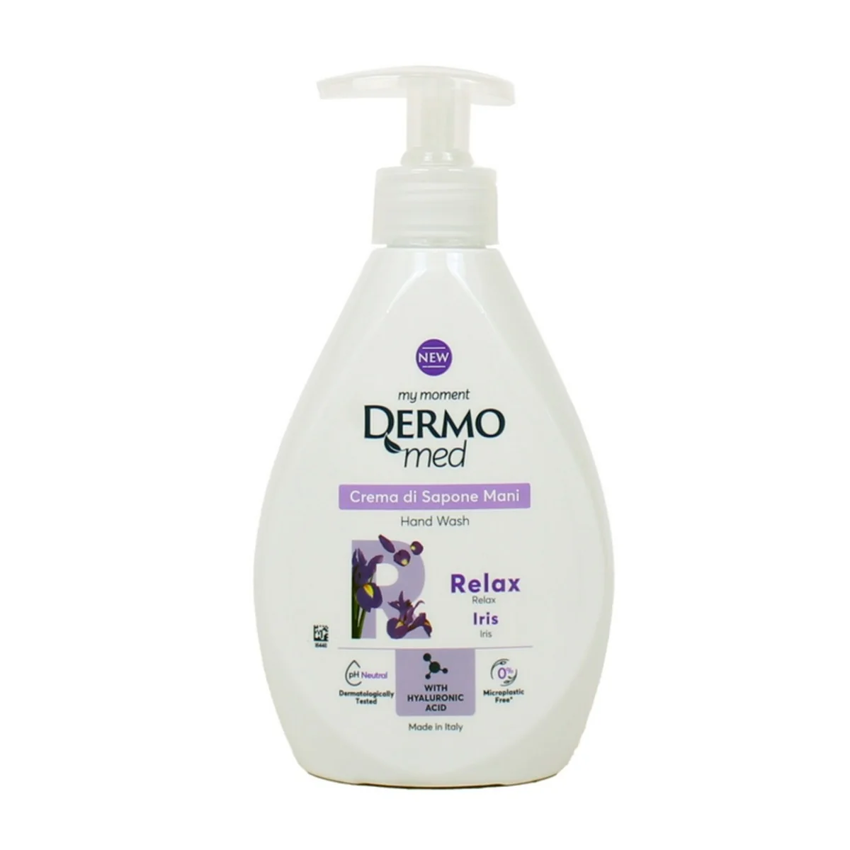 Crema de sapun Iris cu dispenser Relaxare, 300ml, Dermomed