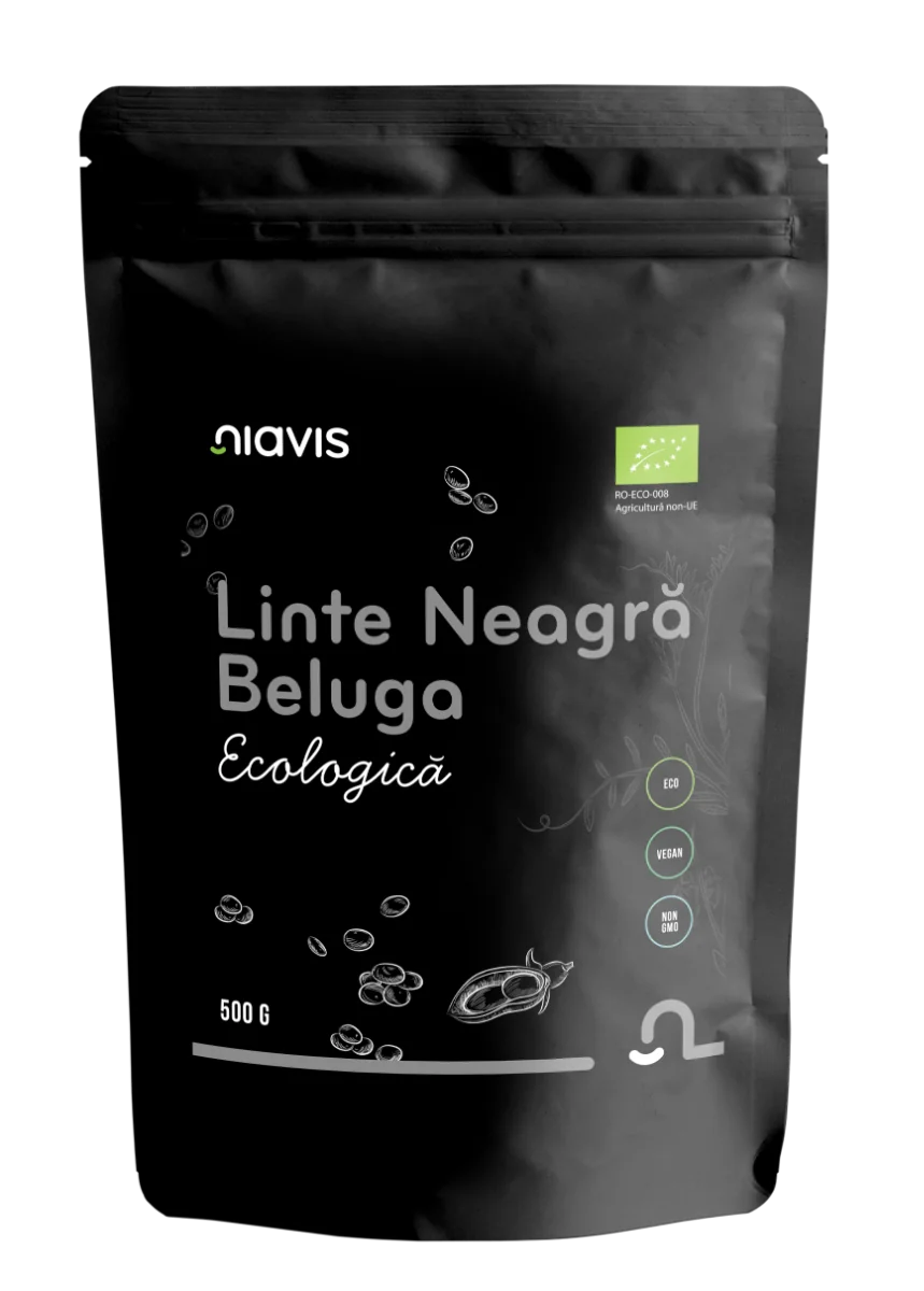 Linte neagra Beluga, 500g, Niavis