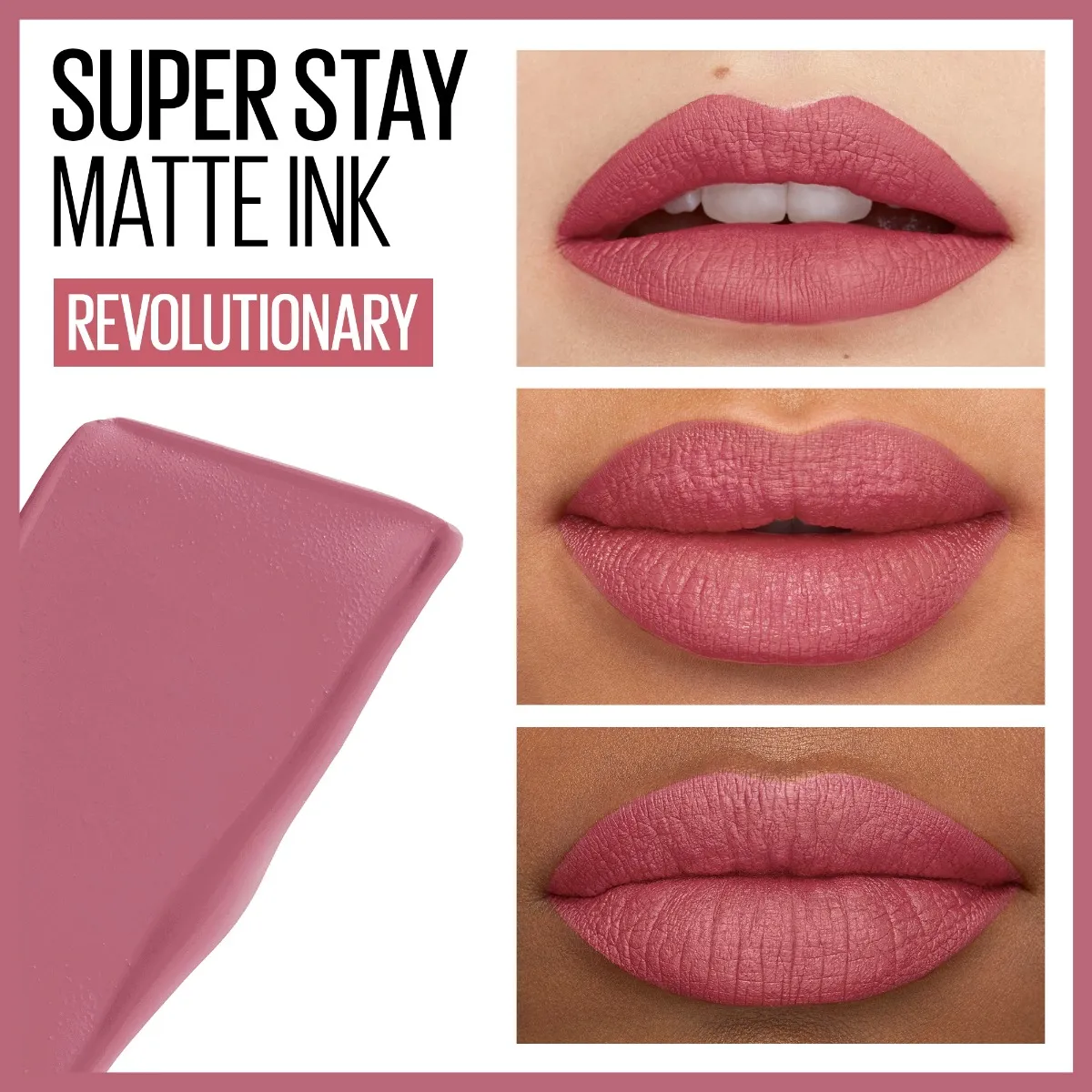 Ruj lichid mat Superstay Matte Ink 180 Revolutionary, 5ml, Maybelline 