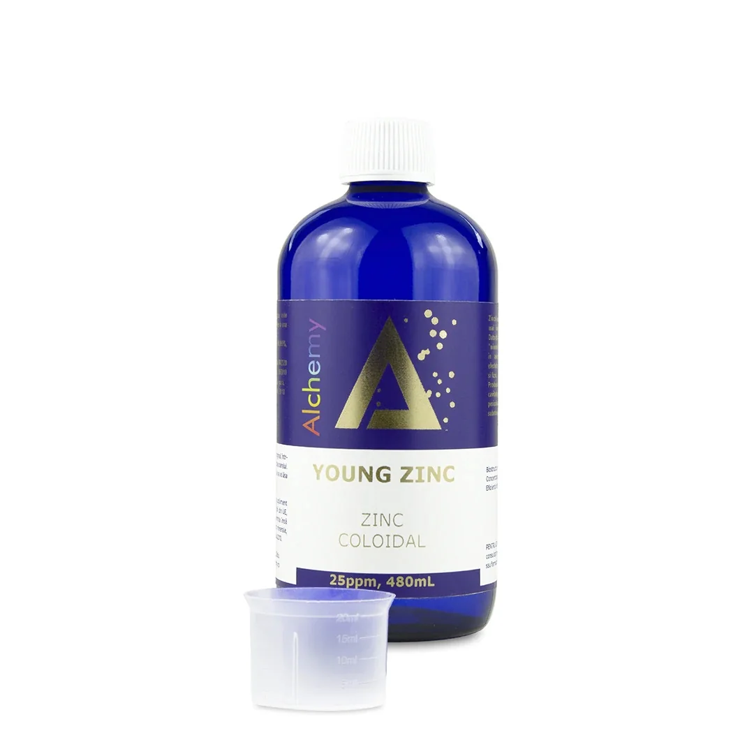 Zinc coloidal Young Zinc 25 ppm, 480ml, Alchemy