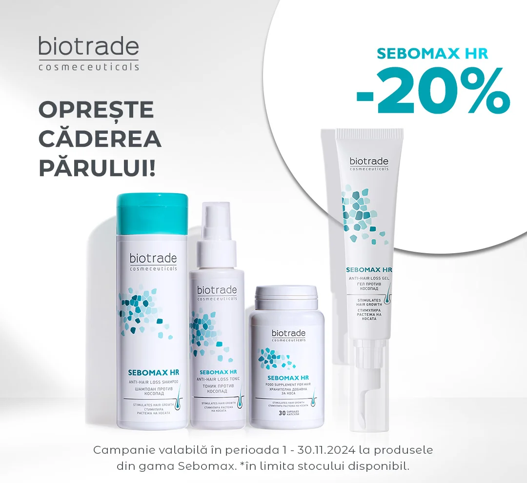 Ofertele lunii noiembrie 2024 Biotrade Sebomax