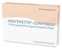 Novynette Continuu 150micrograme/20 micrograme, 21 comprimate, Gedeon Richter 