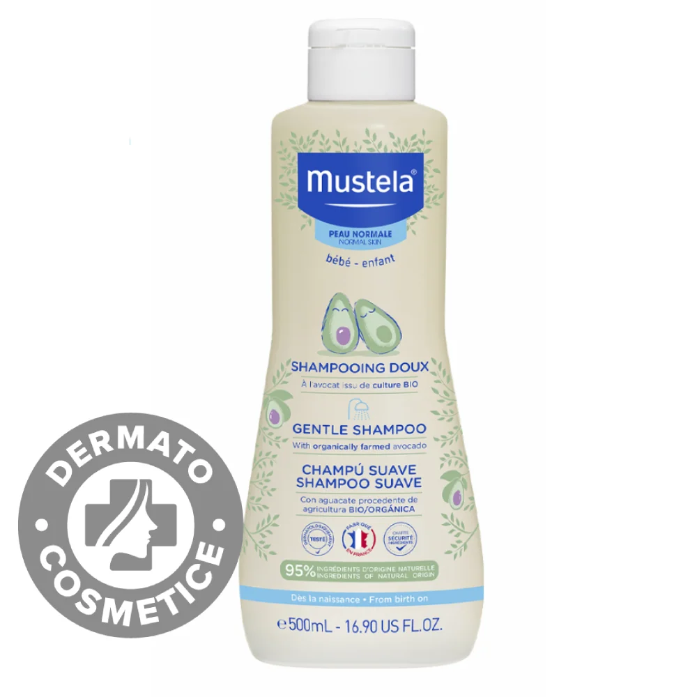 Sampon delicat pentru bebelusi, 500ml, Mustela 