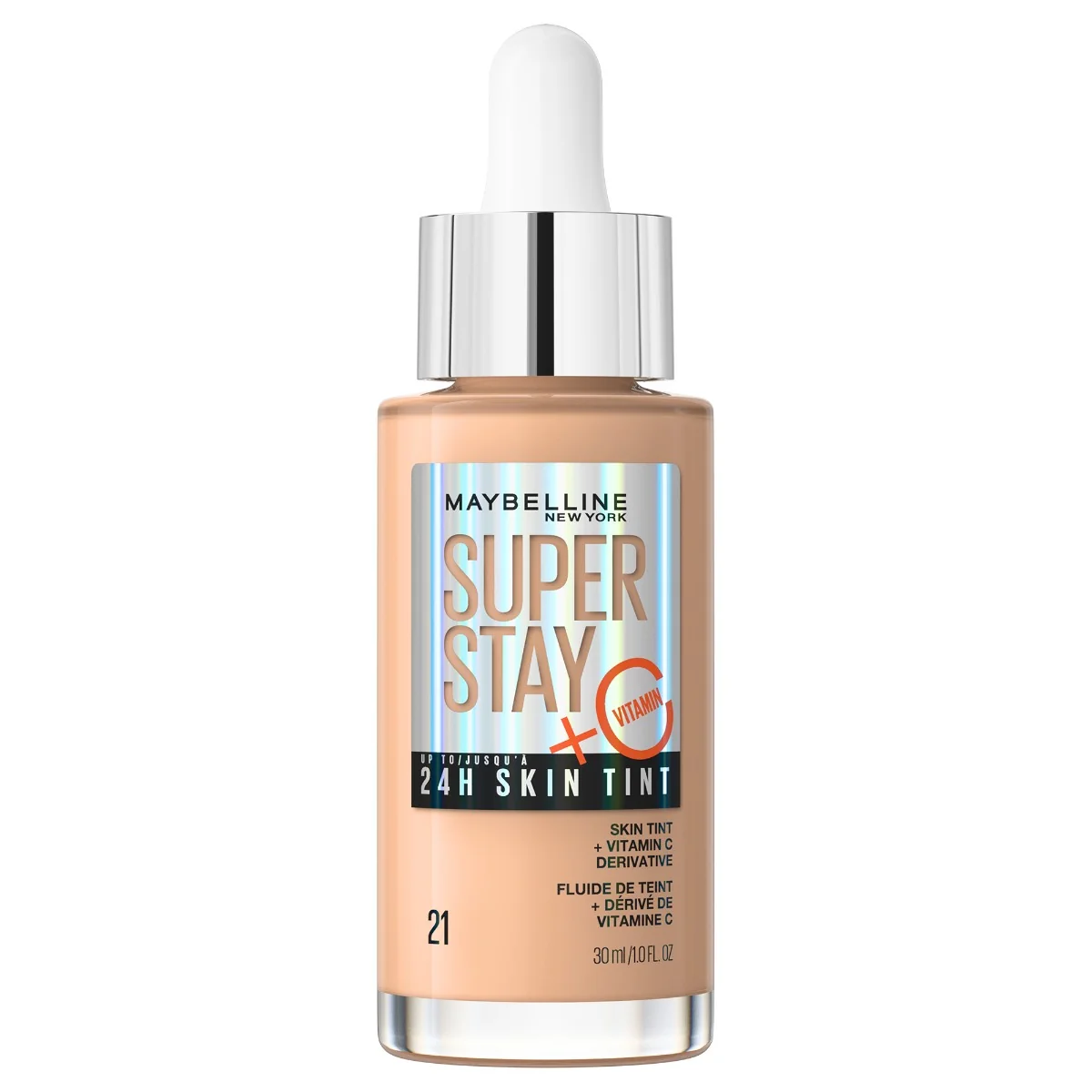 Fond de ten Super Stay Glow Skin Tint 21, 30ml, Maybelline 