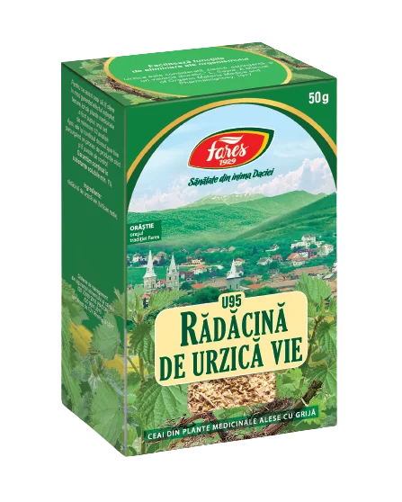 Ceai radacina de urzica vie U95, 50g, Fares