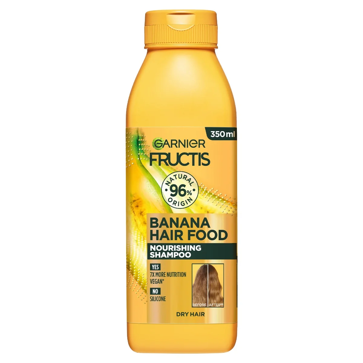 Sampon pentru parul uscat Hair Food Banana, 350ml, Fructis 