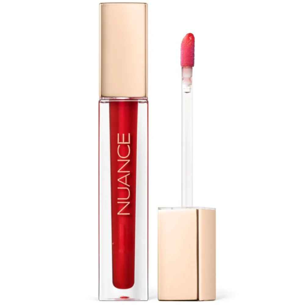 Lip gloss pentru volum 04 Confident Red, 4.7ml, Nuance 