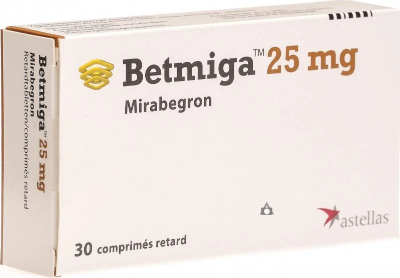 Betmiga 25mg, 30 comprimate cu eliberare prelungita, Astellas