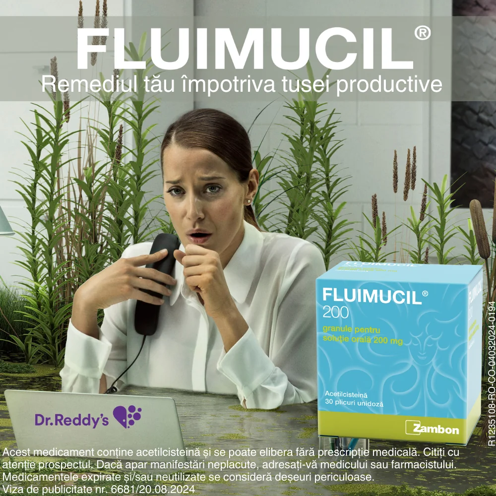 Fluimucil 200mg, 30 plicuri, Zambon 