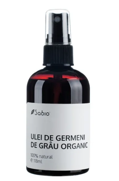 Ulei de germeni de grau organic, 118ml, Sabio