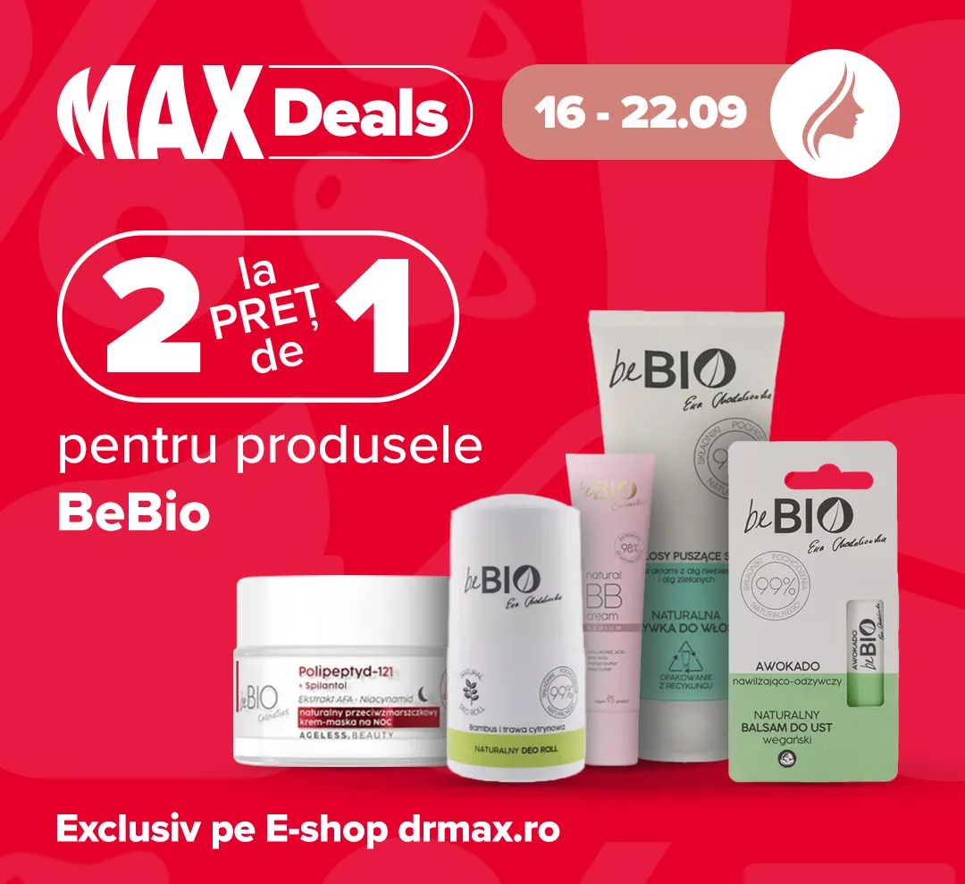 Max Deals Septembrie 2024 BeBio