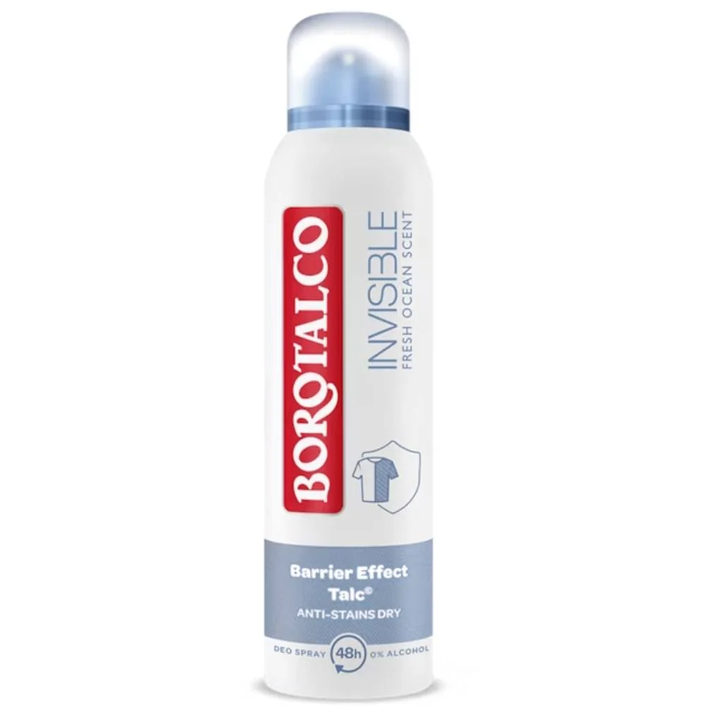 Deodorant spray Invisible Fresh, 150ml, Borotalco