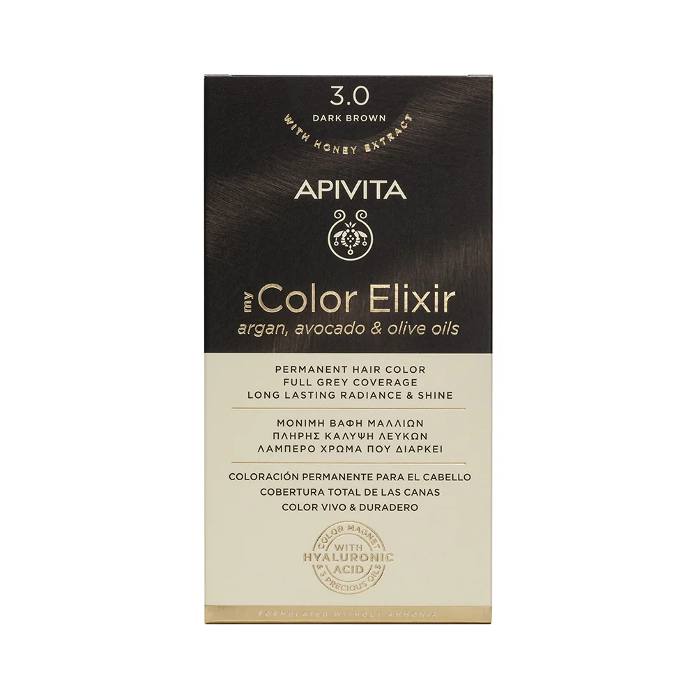 Apivita My Color Elixir Vopsea de par, N3.0 