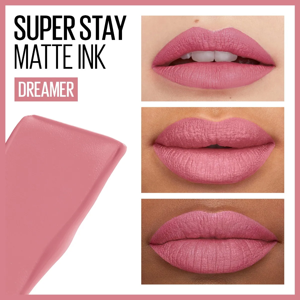 Ruj lichid Superstay Matte Ink 10 Dreamer, 5ml, Maybelline 