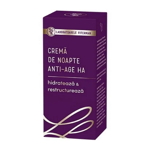 Crema de noapte Anti-Age HA, 50ml, Fiterman