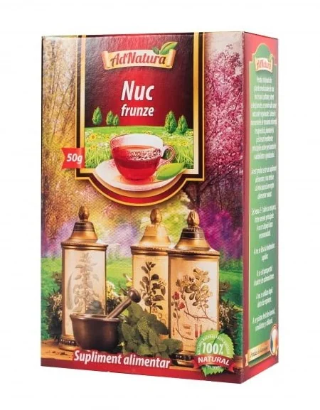 Ceai de nuc frunze, 50g, AdNatura