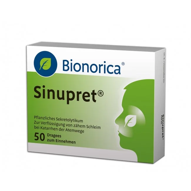 Sinupret, 50 drajeuri, Bionorica