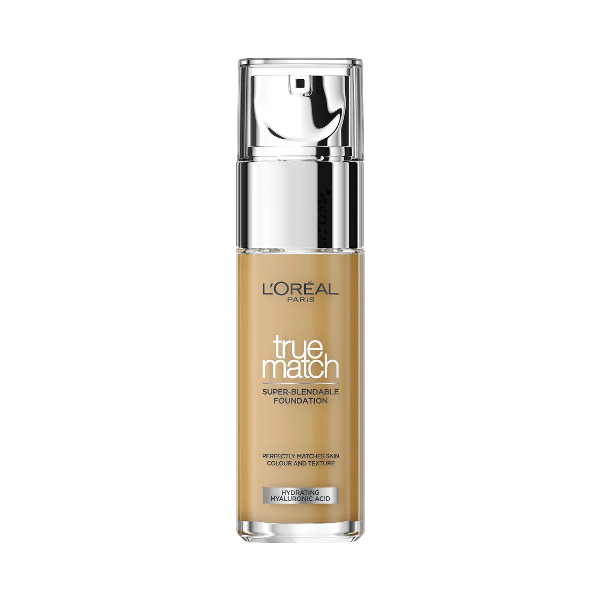 Fond de ten infuzat cu acid hialuronic True Match 4DW Golden Natural, 30ml, L'Oreal Paris 