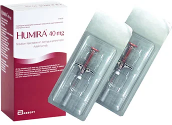 Humira solutie injectabila 40mg/0.8ml, 2 flacoane + 2 seringi + 2 ace, Abbott 