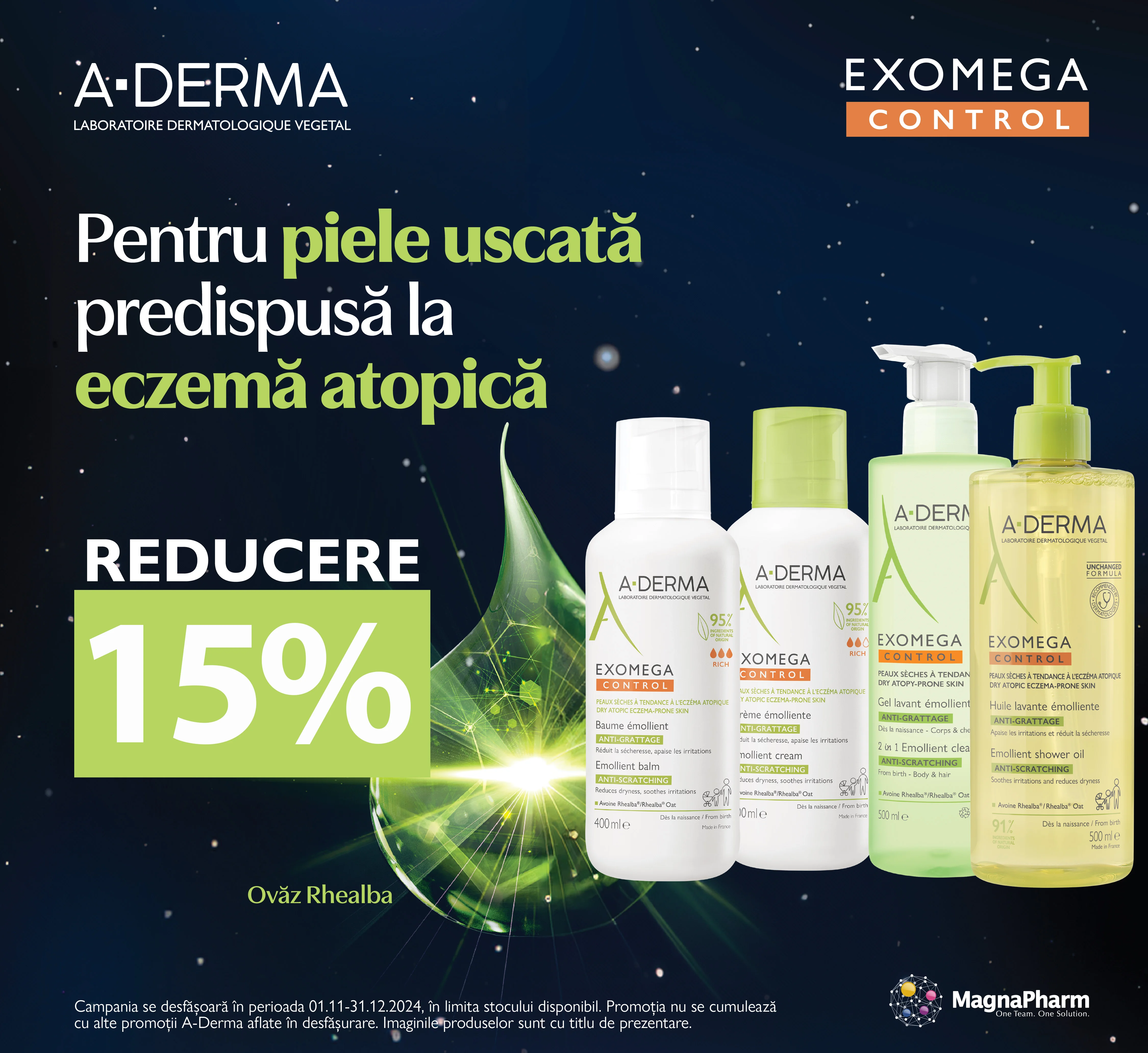 Ofertele lunii noiembrie + decembrie 2024 Exomega Control