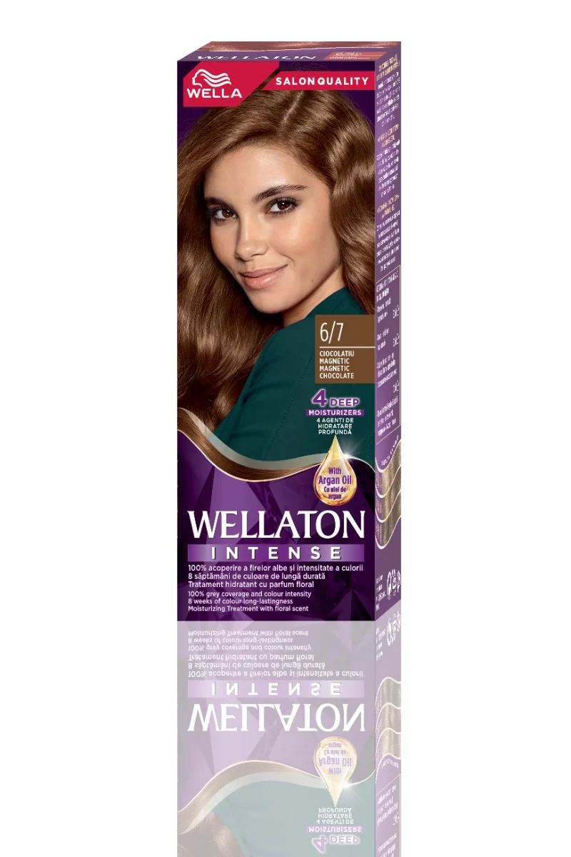 Vopsea de par permanenta Ciocolatiu Magnetic 6.7 Wellaton, 110ml, Wella 