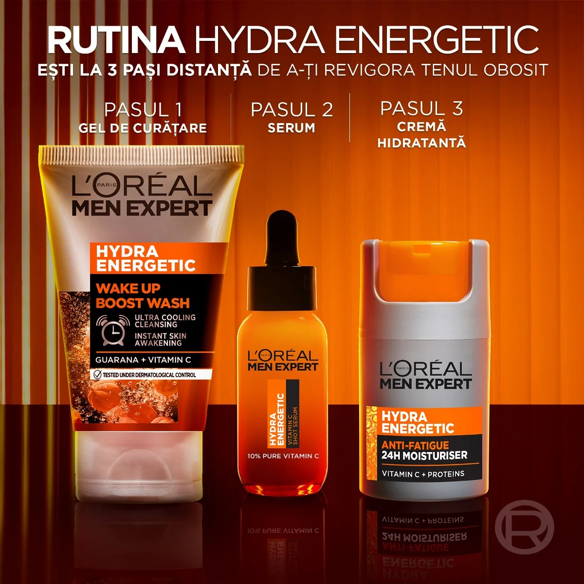 Gel de curatare pentru barbati Men Expert Hydra Energetic, 100ml, L'Oreal Paris 