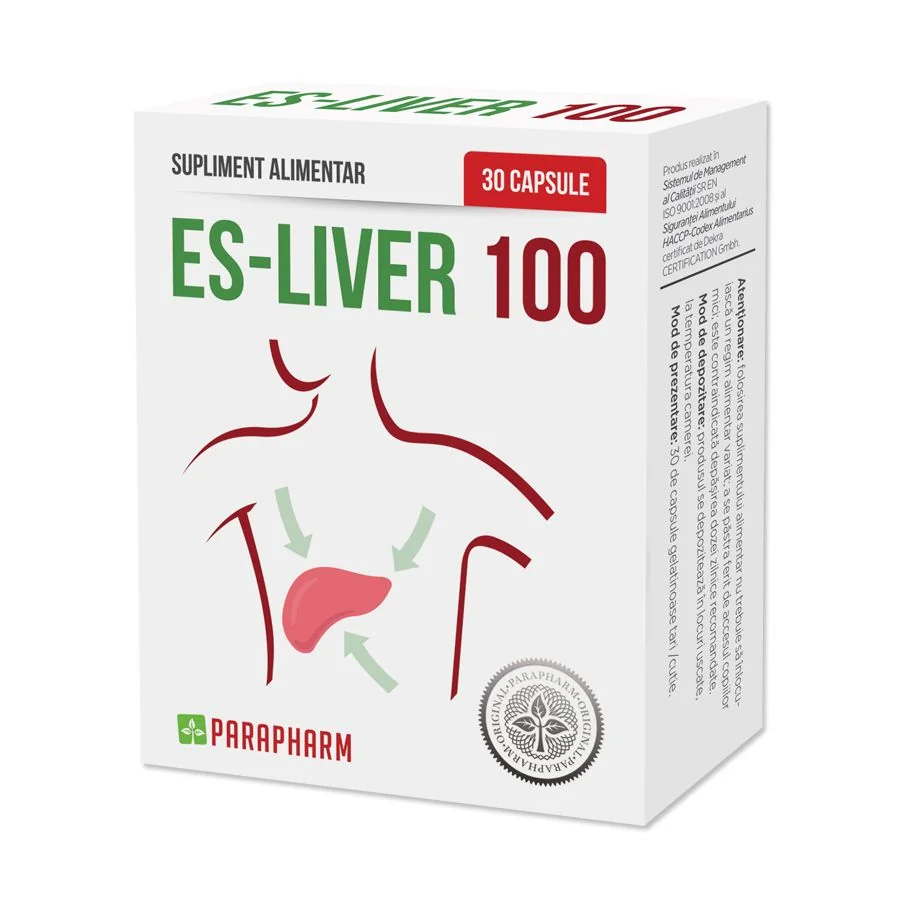 Es-Liver 100, 30 capsule, Parapharm