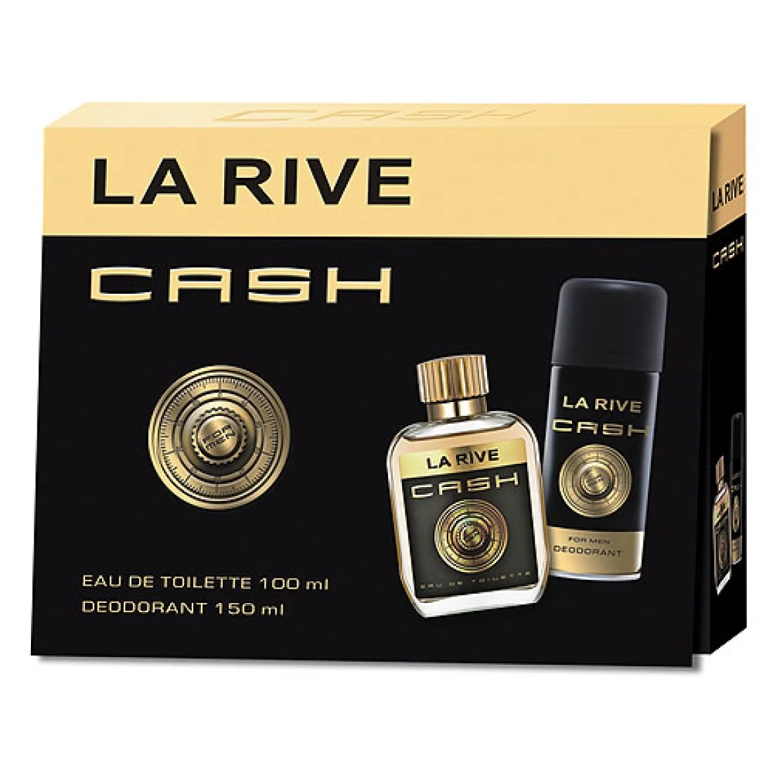 Pachet Cash Man Apa de toaleta 100ml+ Deodorant 150ml, La Rive