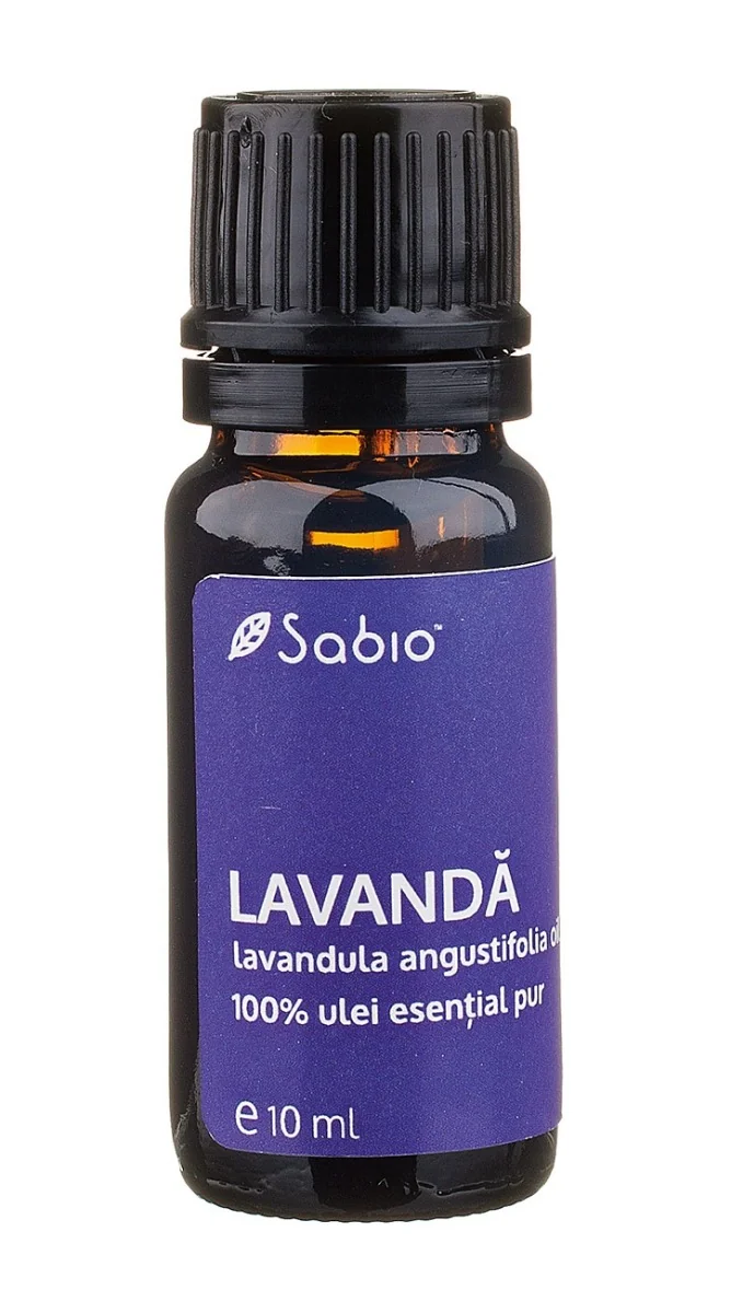 Ulei esential pur de lavanda (lavandula angustifolia), 10ml, Sabio