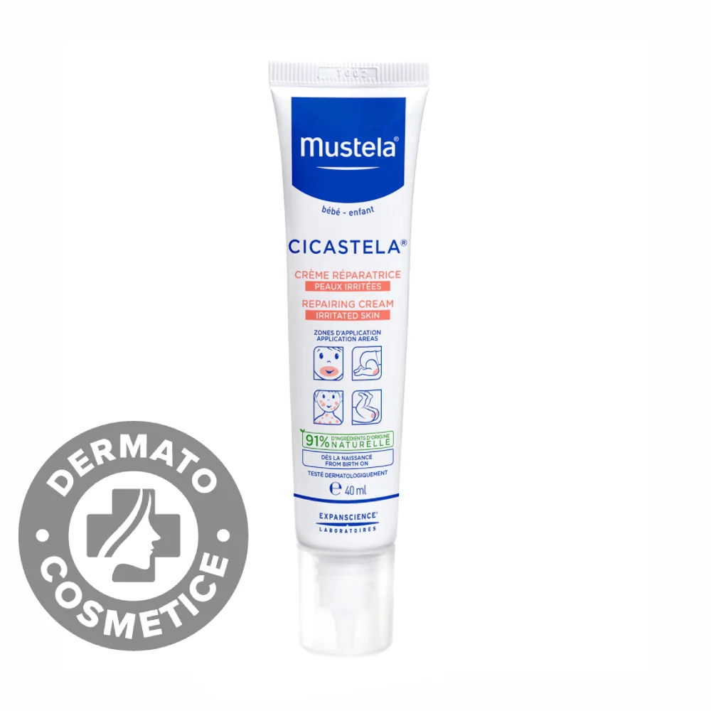 Crema reparatoare pentru piele iritata Cicastela, 40ml, Mustela 