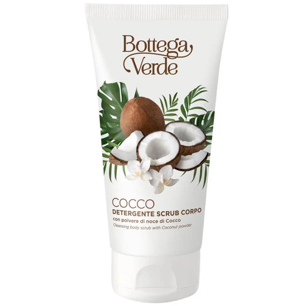 Scrub pentru corp cu pudra de nuca de cocos Cocco, 150ml, Bottega Verde